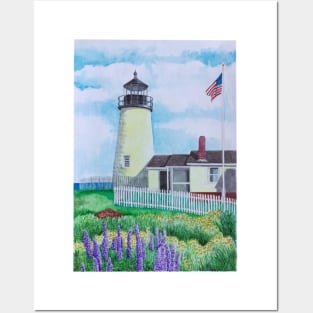 New England Lighthouse Posters and Art